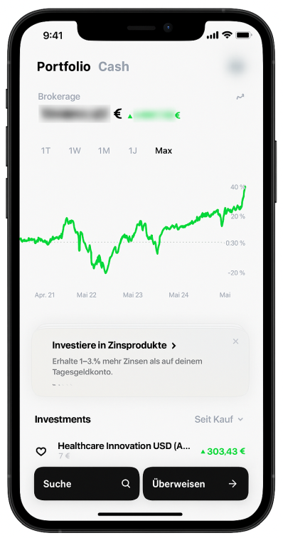 Screenshot Trade Republic App iOS